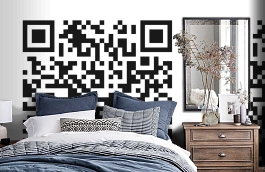 Обои P152601-6 фото в интерьере спальни превью