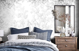 Обои P161001-6 фото в интерьере спальни превью