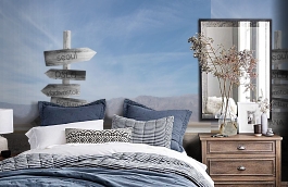 Обои P181901-6 фото в интерьере спальни превью