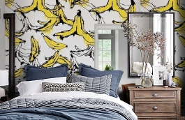 Обои P201201-6 фото в интерьере спальни превью