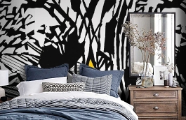 Обои P201901-6 фото в интерьере спальни превью