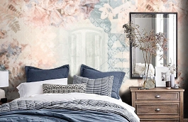 Обои P232201-6 фото в интерьере спальни превью