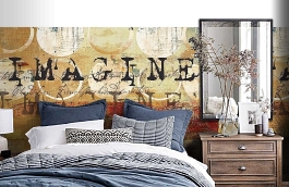 Обои 1540 lev6 806 фото в интерьере спальни превью