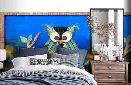 Обои 1545 lev6 606 фото в интерьере спальни превью