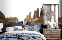 Обои 1574 lev6 806 фото в интерьере спальни превью