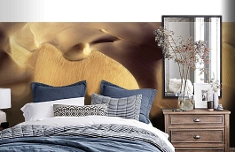 Обои 1584 lev6 406 фото в интерьере спальни превью