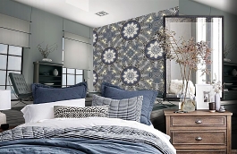 Обои 1606 lev6 606 фото в интерьере спальни превью