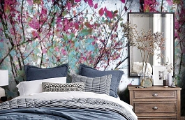 Обои 100983 фото в интерьере спальни превью