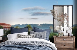 Обои 101140 фото в интерьере спальни превью