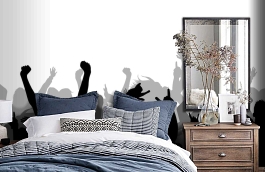 Обои 892901 фото в интерьере спальни превью