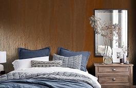 Обои 4005-05 фото в интерьере спальни превью