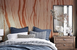 Обои 4005-43 фото в интерьере спальни превью