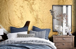 Обои 4007-41 фото в интерьере спальни превью