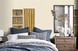 Обои 97/13049a фото в интерьере спальни превью