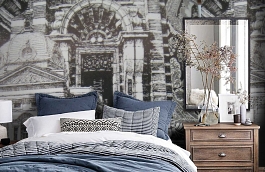 Обои F15.0021.A05 ARQUI A-05 фото в интерьере спальни превью