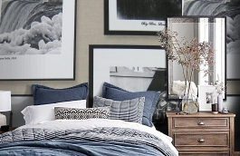 Обои F15.0025.A07 TRIANON A-07 фото в интерьере спальни превью