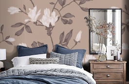 Обои INF 16651101 фото в интерьере спальни превью