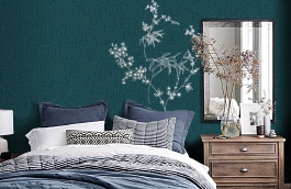 Обои KY24 фото в интерьере спальни превью