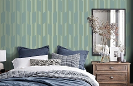 Обои KY29 фото в интерьере спальни превью