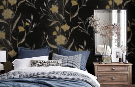 Обои MD23 фото в интерьере спальни превью