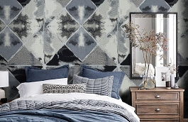 Обои WL01 фото в интерьере спальни превью