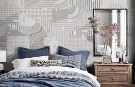 Обои WL04 фото в интерьере спальни превью