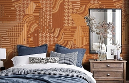 Обои WL07 фото в интерьере спальни превью