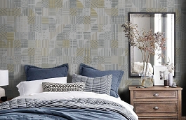 Обои WL35 фото в интерьере спальни превью
