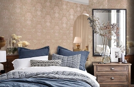 Обои EST1 фото в интерьере спальни превью