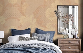 Обои 305-814 фото в интерьере спальни превью