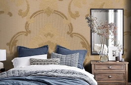 Обои 305-815 фото в интерьере спальни превью