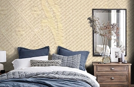 Обои M117-401 фото в интерьере спальни превью