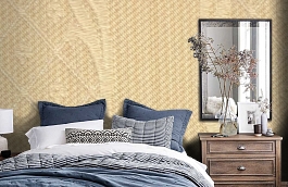 Обои M117-402 фото в интерьере спальни превью