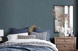 Обои M328-85 фото в интерьере спальни превью