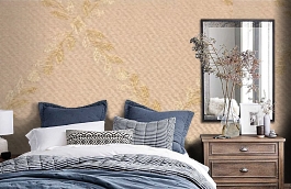 Обои M329-81 фото в интерьере спальни превью