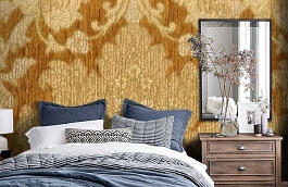 Обои M382-264 фото в интерьере спальни превью