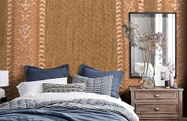 Обои M388-218 фото в интерьере спальни превью