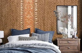 Обои M388-223 фото в интерьере спальни превью
