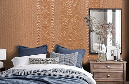 Обои M388-438 фото в интерьере спальни превью