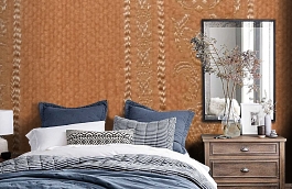 Обои M388-462 фото в интерьере спальни превью