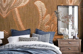Обои M389-223 фото в интерьере спальни превью