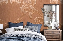 Обои M389-409 фото в интерьере спальни превью