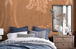 Обои M389-460 фото в интерьере спальни превью