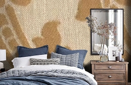 Обои M430-200 фото в интерьере спальни превью