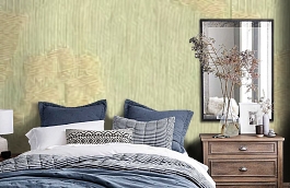 Обои M430-409 фото в интерьере спальни превью