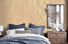 Обои M432-405 фото в интерьере спальни превью