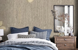 Обои M437-401 фото в интерьере спальни превью