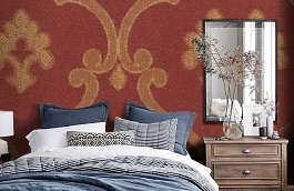 Обои M574-841 фото в интерьере спальни превью