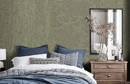 Обои M578-871 фото в интерьере спальни превью
