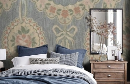 Обои M600-81759 фото в интерьере спальни превью